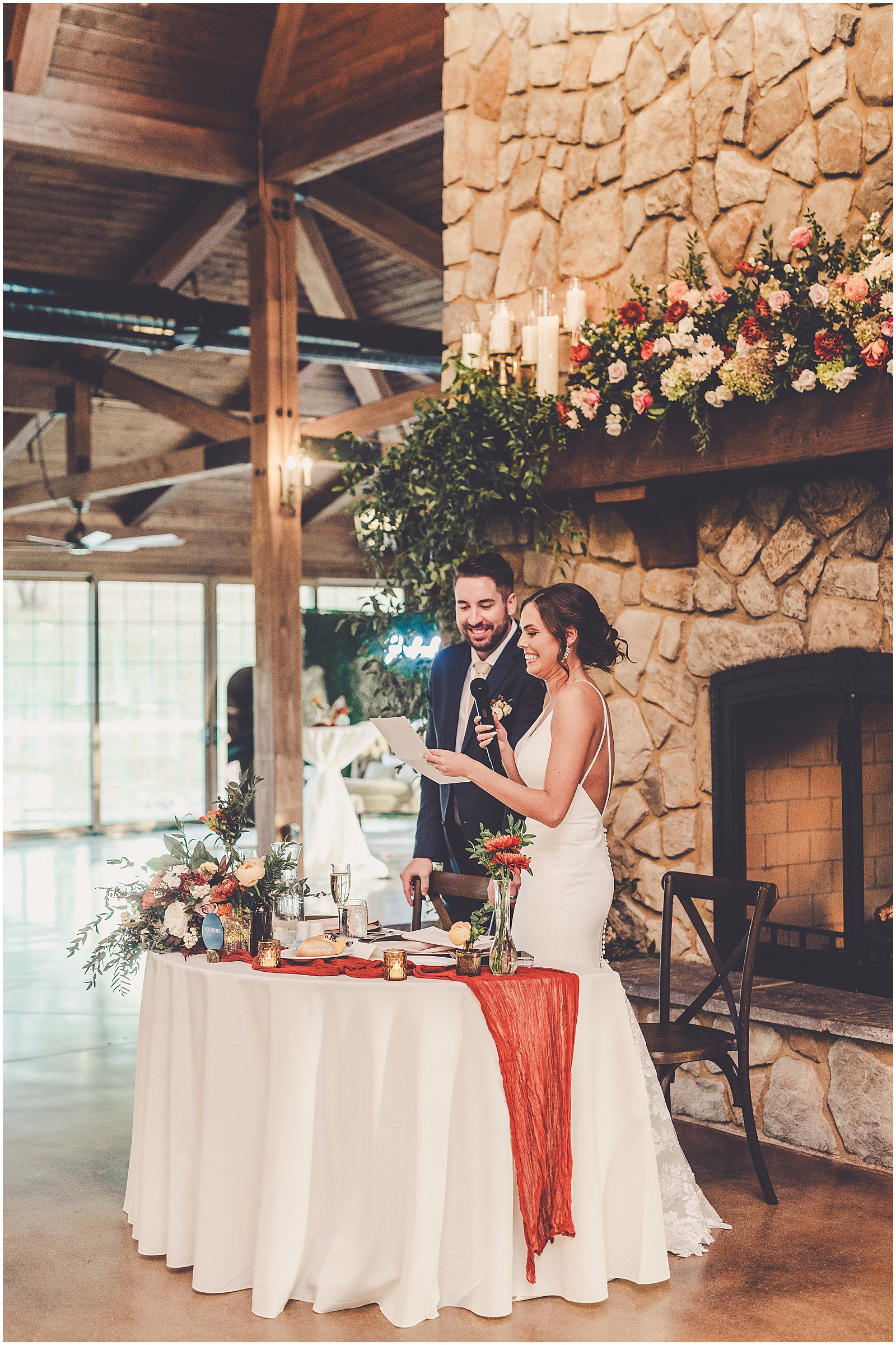 Gillian and Bobby's The Pavilion at Orchard Ridge Farms wedding in Rockton with Chicagoland wedding photographer Kara Evans Photographer.