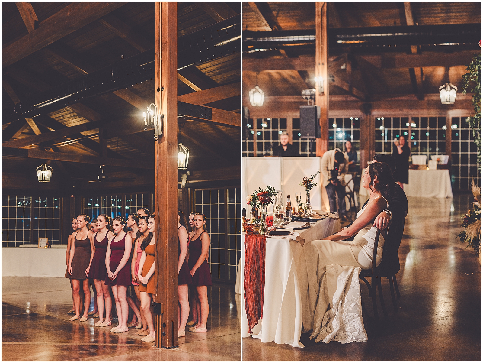 Gillian and Bobby's The Pavilion at Orchard Ridge Farms wedding in Rockton with Chicagoland wedding photographer Kara Evans Photographer.