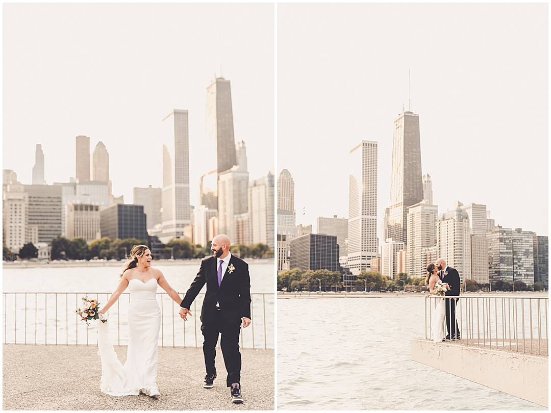 Gibson's Italia rooftop wedding in Chicago, Illinois with Chicagoland wedding photographer Kara Evans Photographer.