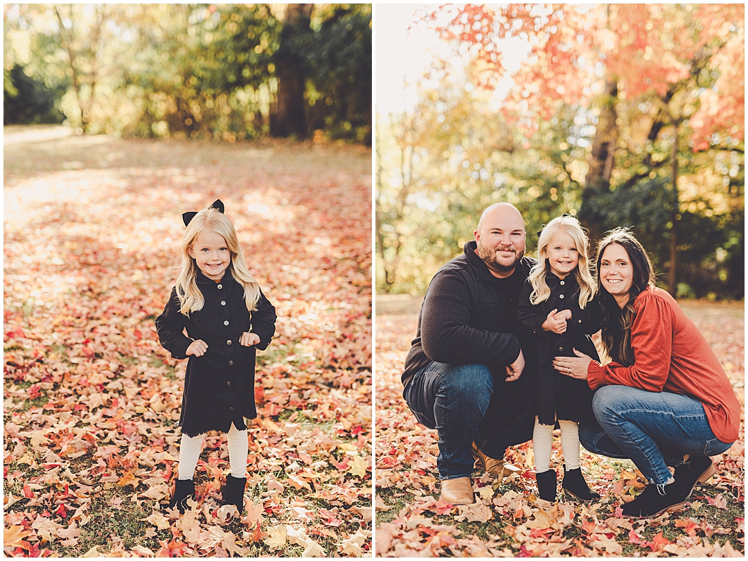 Fall mini sessions at Perry Farm in Bourbonnais with Iroquois & Kankakee County family photographer Kara Evans Photographer.