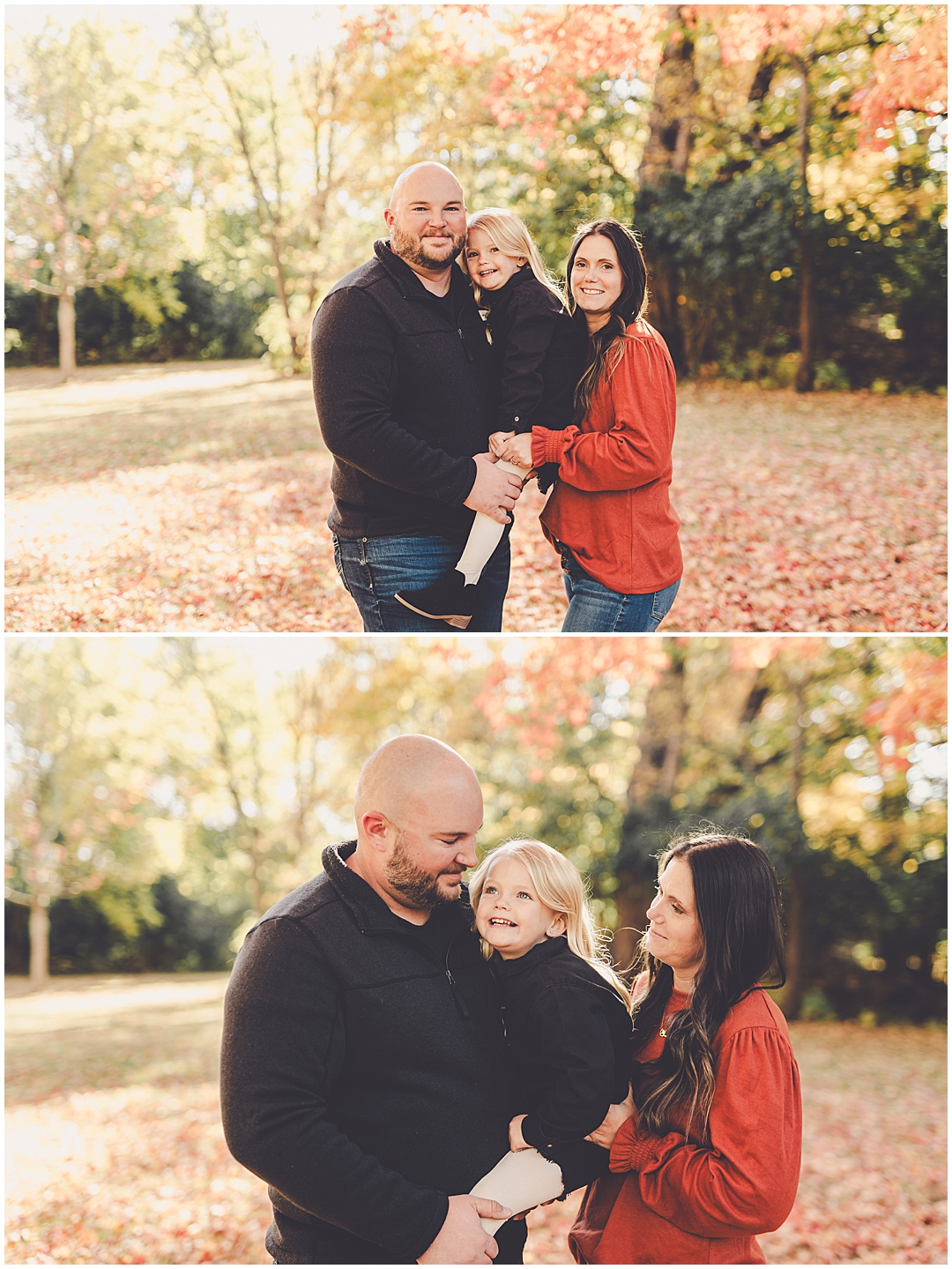 Fall mini sessions at Perry Farm in Bourbonnais with Iroquois & Kankakee County family photographer Kara Evans Photographer.