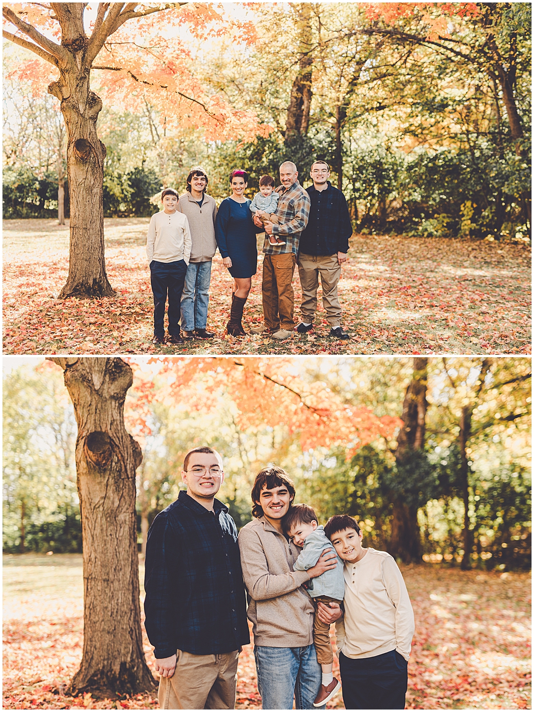 Fall mini sessions at Perry Farm in Bourbonnais with Iroquois & Kankakee County family photographer Kara Evans Photographer.