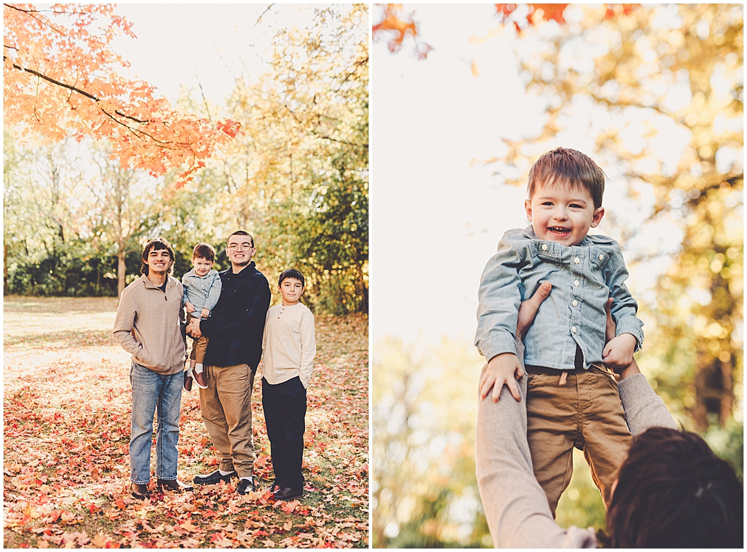 Fall mini sessions at Perry Farm in Bourbonnais with Iroquois & Kankakee County family photographer Kara Evans Photographer.