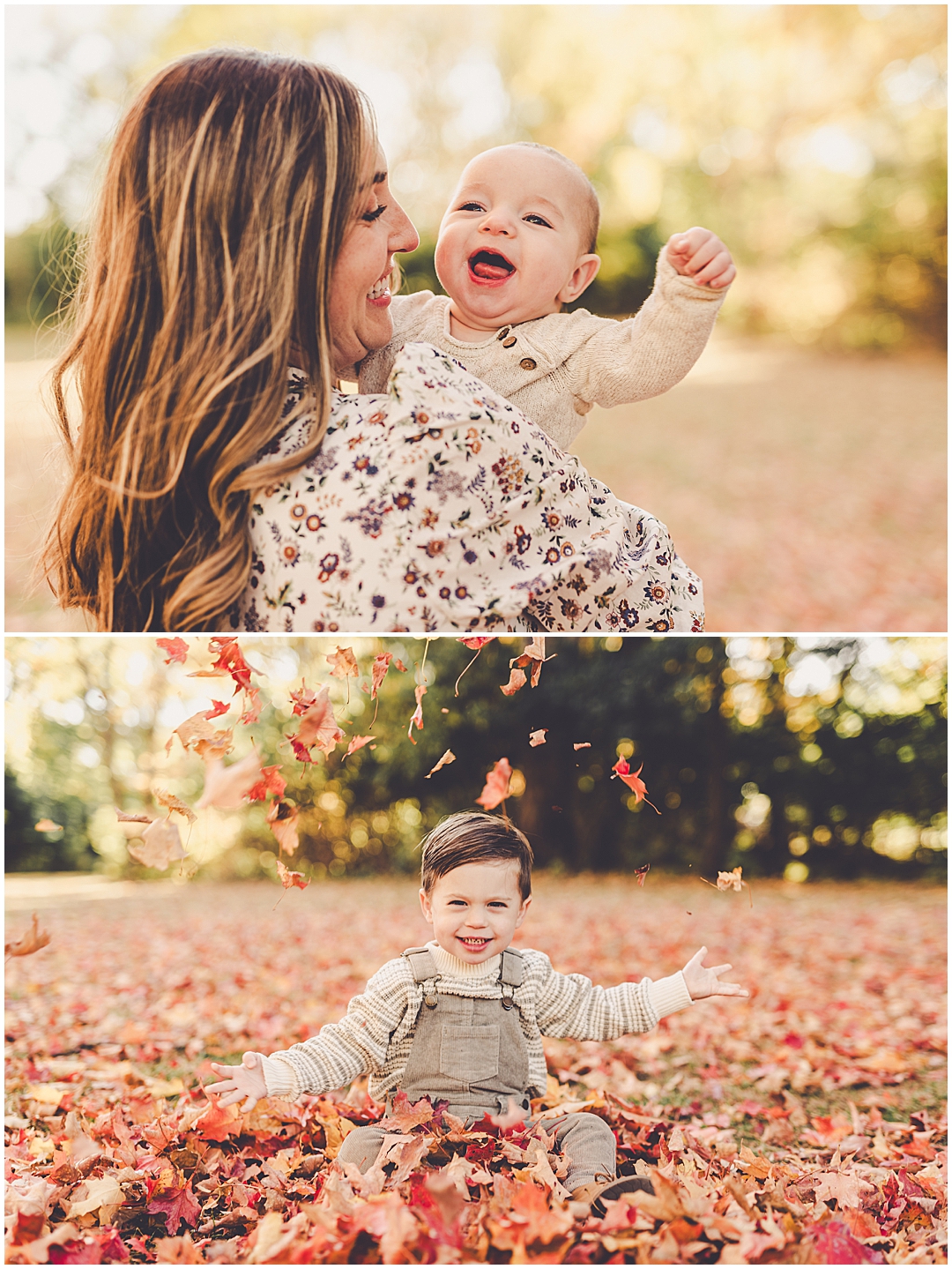 Fall mini sessions at Perry Farm in Bourbonnais with Iroquois & Kankakee County family photographer Kara Evans Photographer.