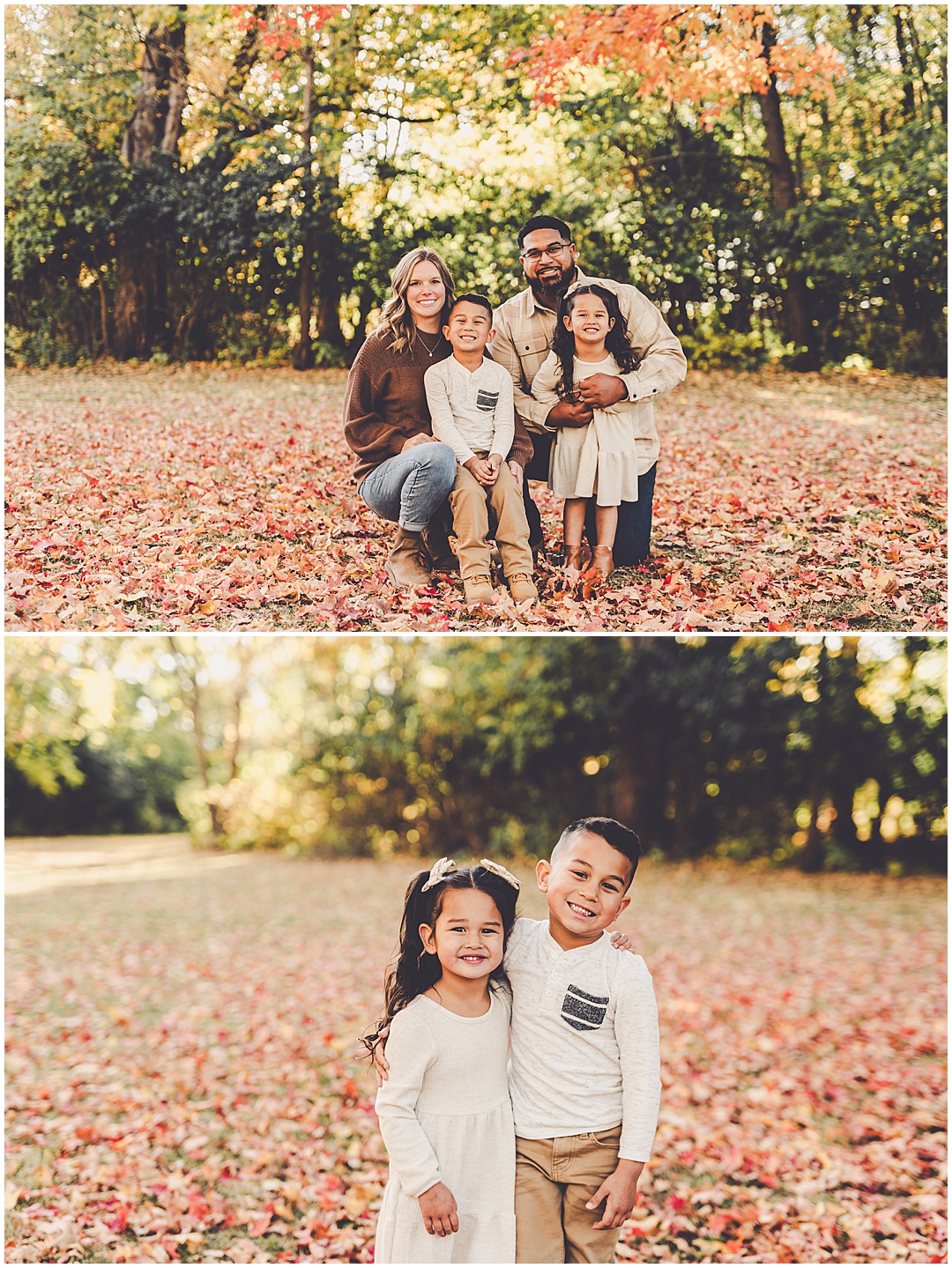 Fall mini sessions at Perry Farm in Bourbonnais with Iroquois & Kankakee County family photographer Kara Evans Photographer.