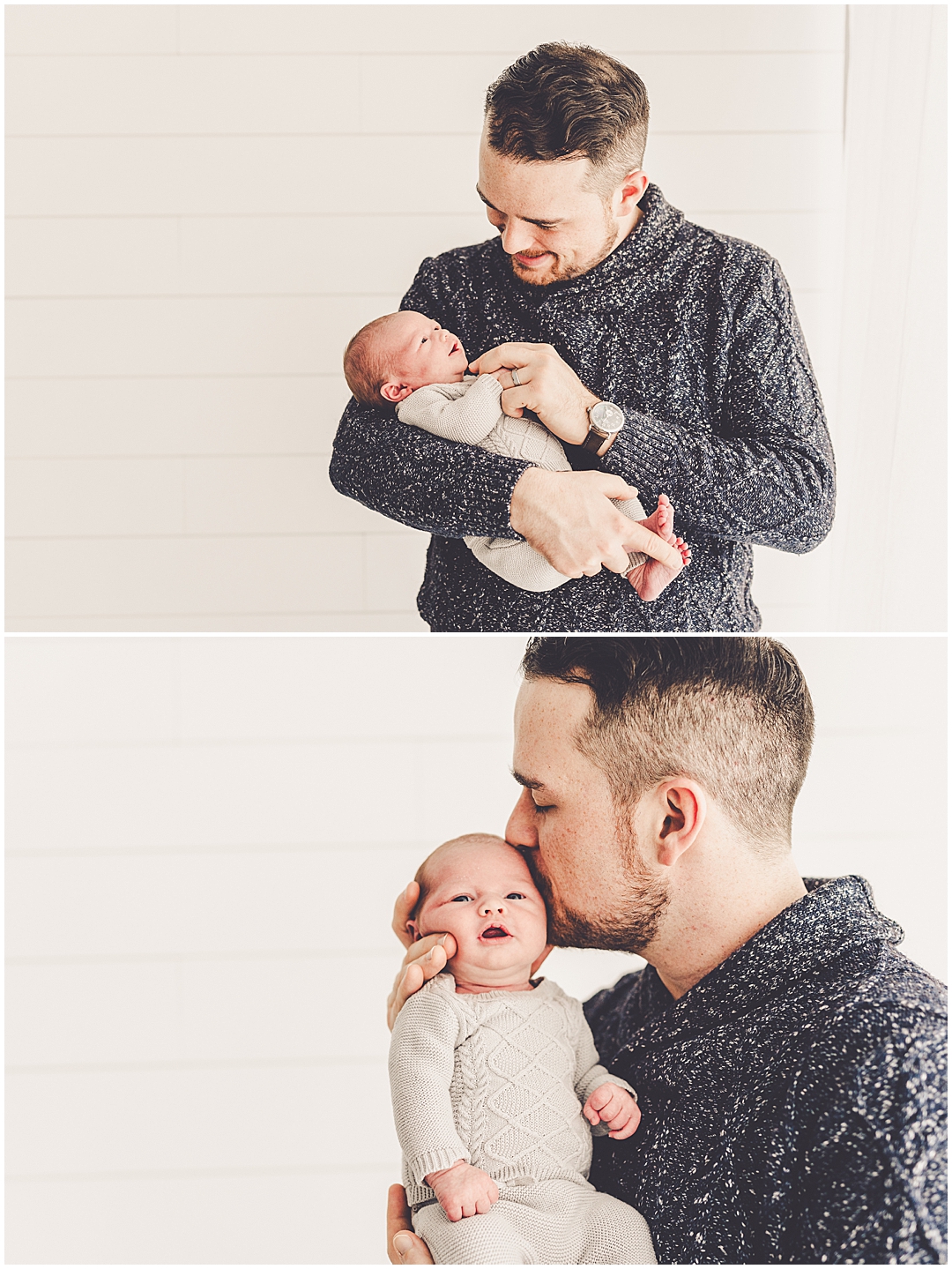 Kankakee studio newborn photos – Kara Evans Photographer is a family photographer based in Downtown Kankakee.