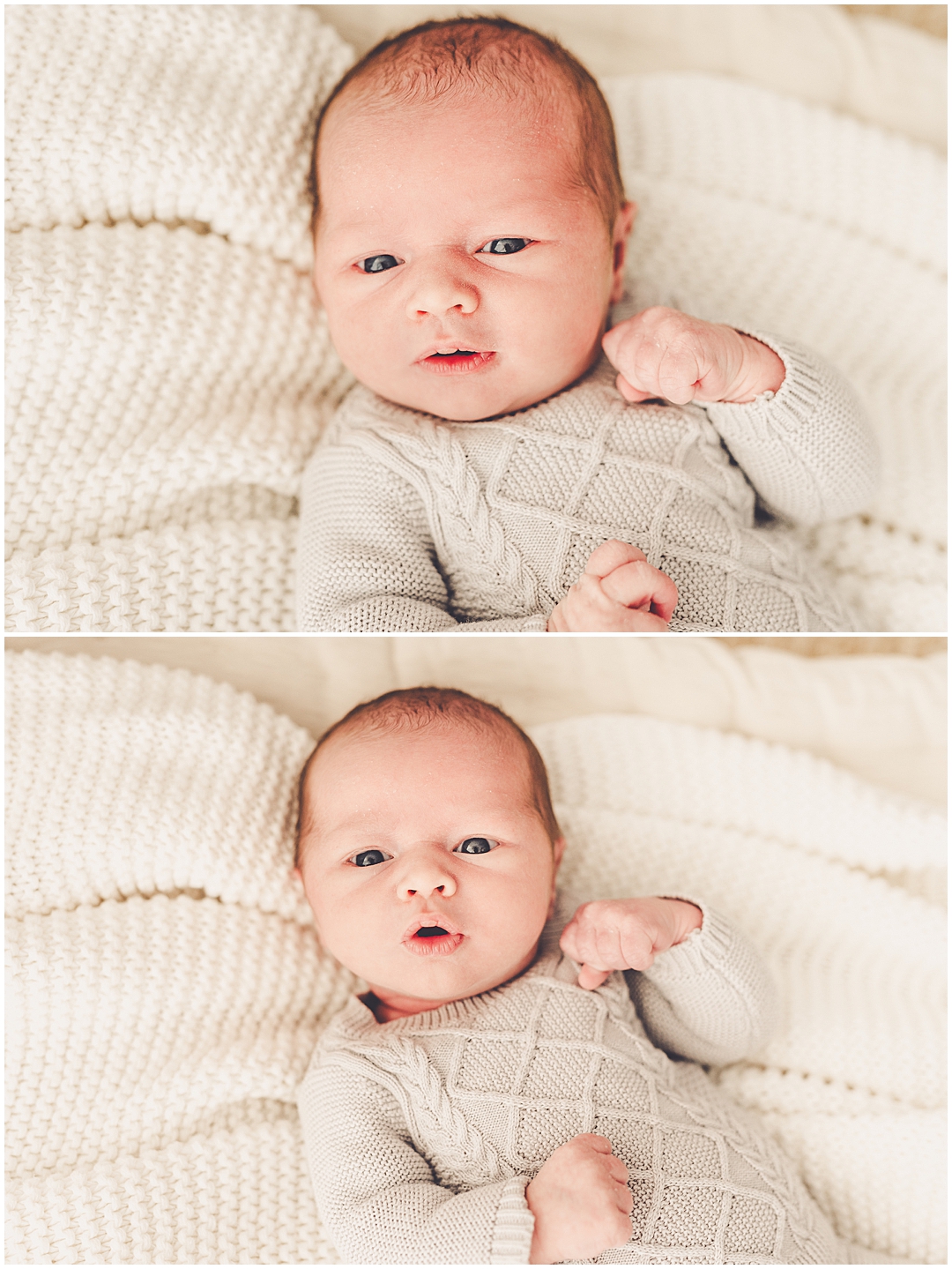 Kankakee studio newborn photos – Kara Evans Photographer is a family photographer based in Downtown Kankakee.