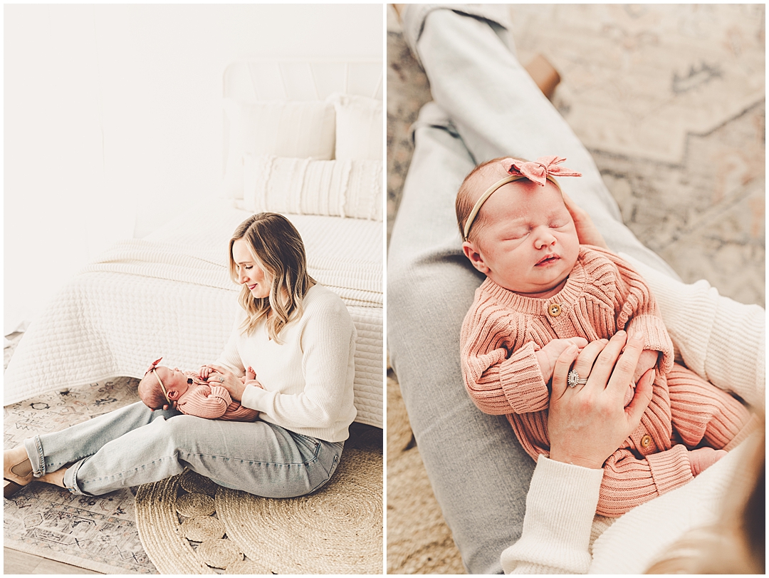 Kankakee studio newborn photos – Kara Evans Photographer is a family photographer based in Downtown Kankakee.
