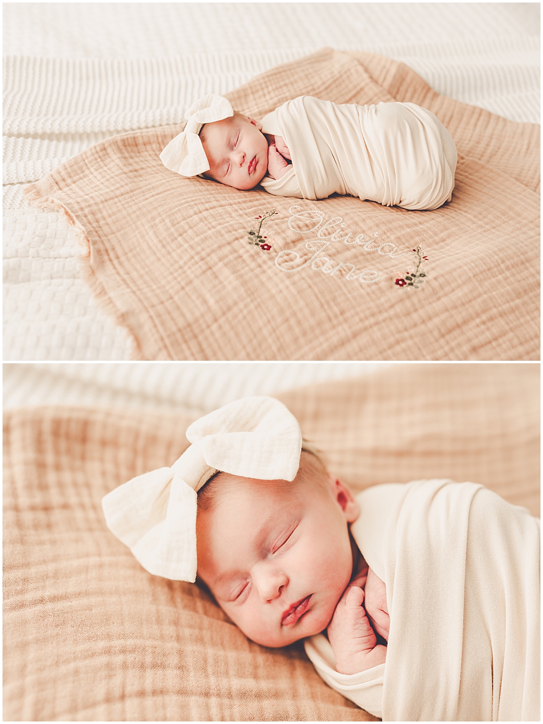 Studio newborn photographer at Studio 388 in downtown Kankakee with Kankakee family photographer Kara Evans Photographer.