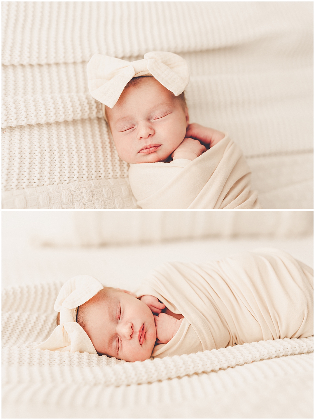 Studio newborn photographer at Studio 388 in downtown Kankakee with Kankakee family photographer Kara Evans Photographer.