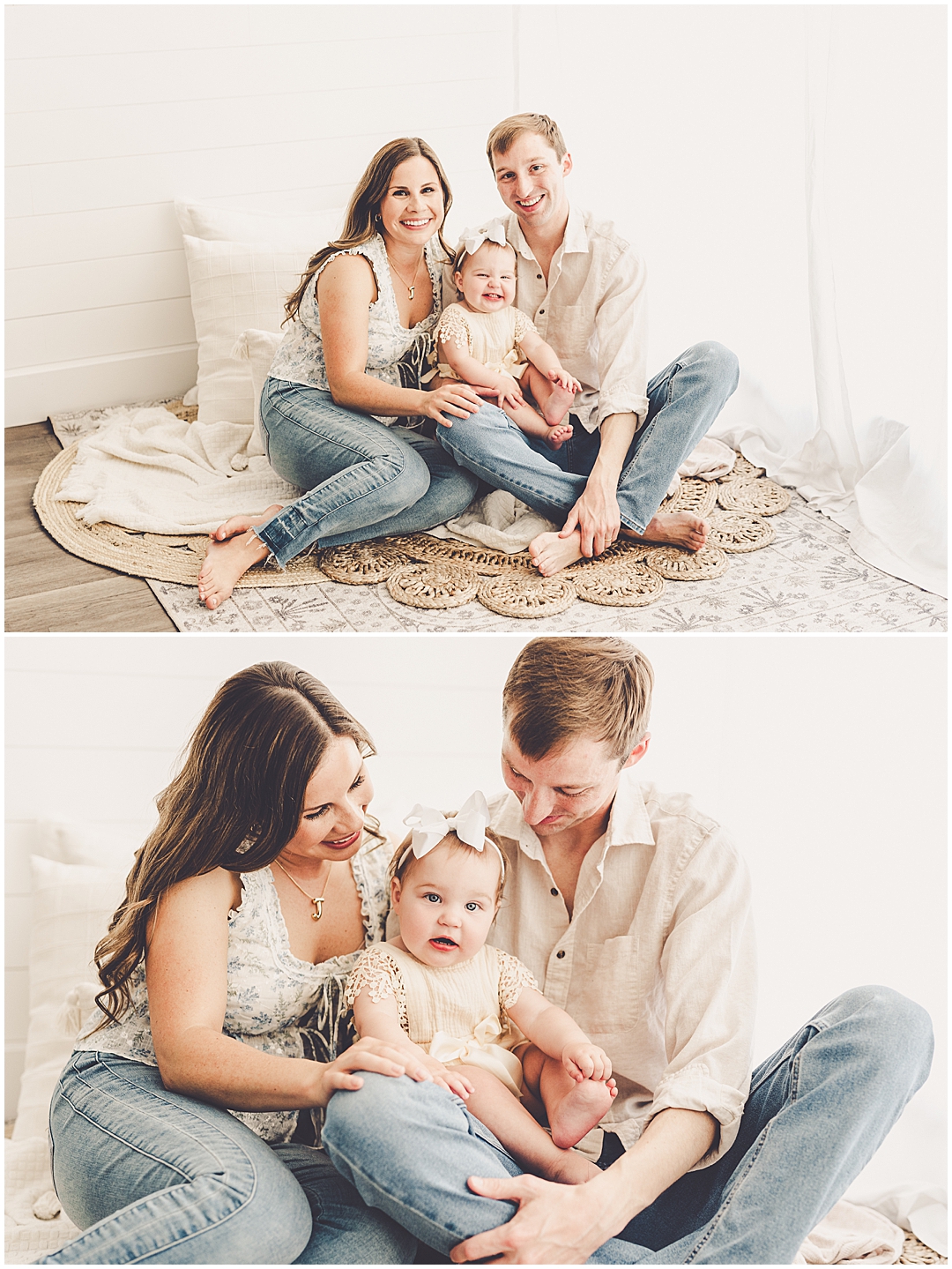 Kankakee one-year milestone photographer – Kara Evans Photographer is a family photographer based in Kankakee, Illinois.