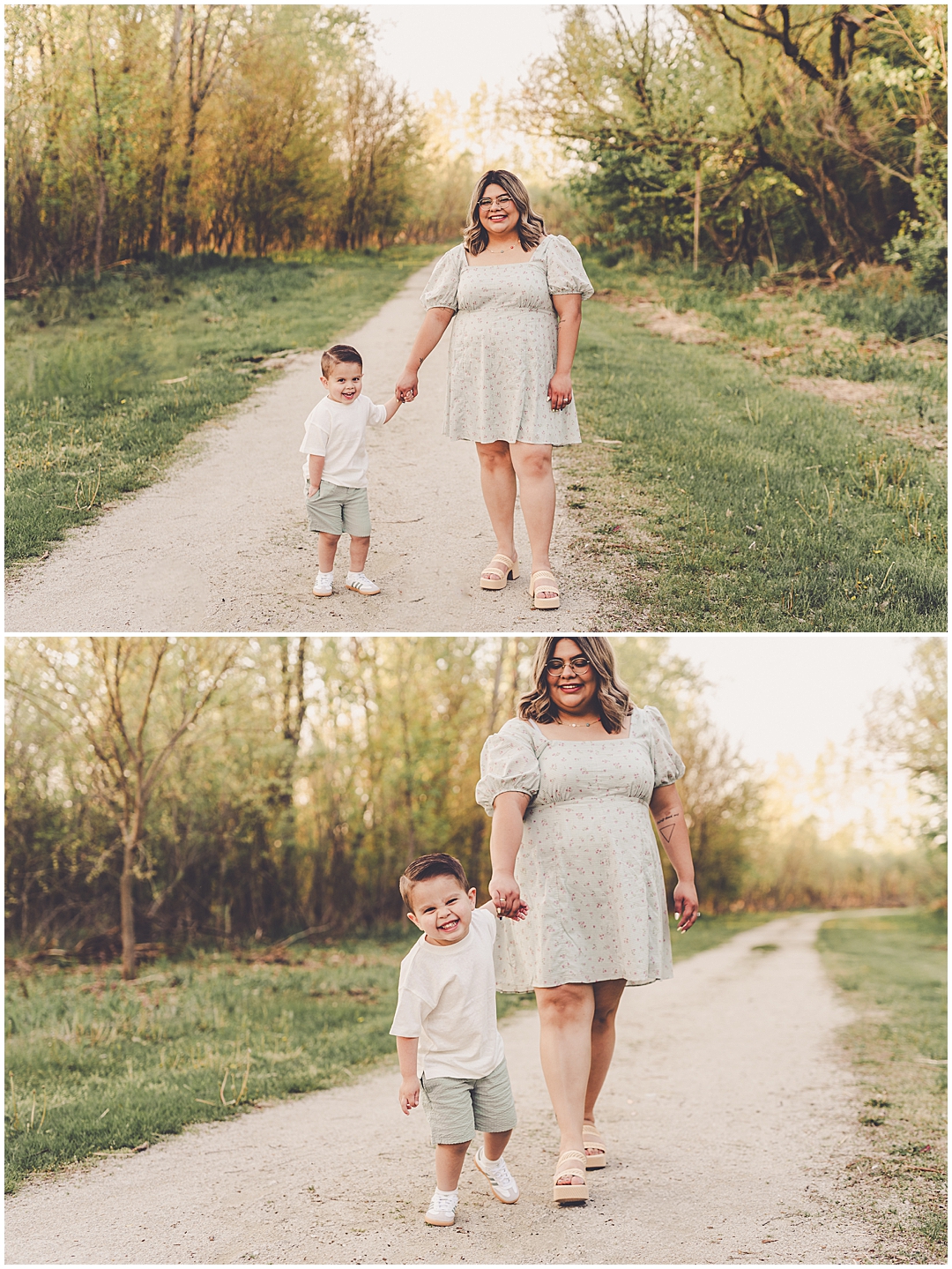 Spring mommy & me photos in Kankakee with Kara Evans Photographer – Kara Evans is a family photographer based in Kankakee, Illinois.