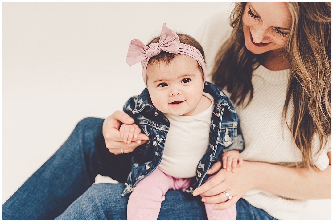 Mommy & me photoshoot inspiration from a Mother's Day photoshoot at JP STYLE CO. in Kentland, Indiana with Kara Evans Photographer.
