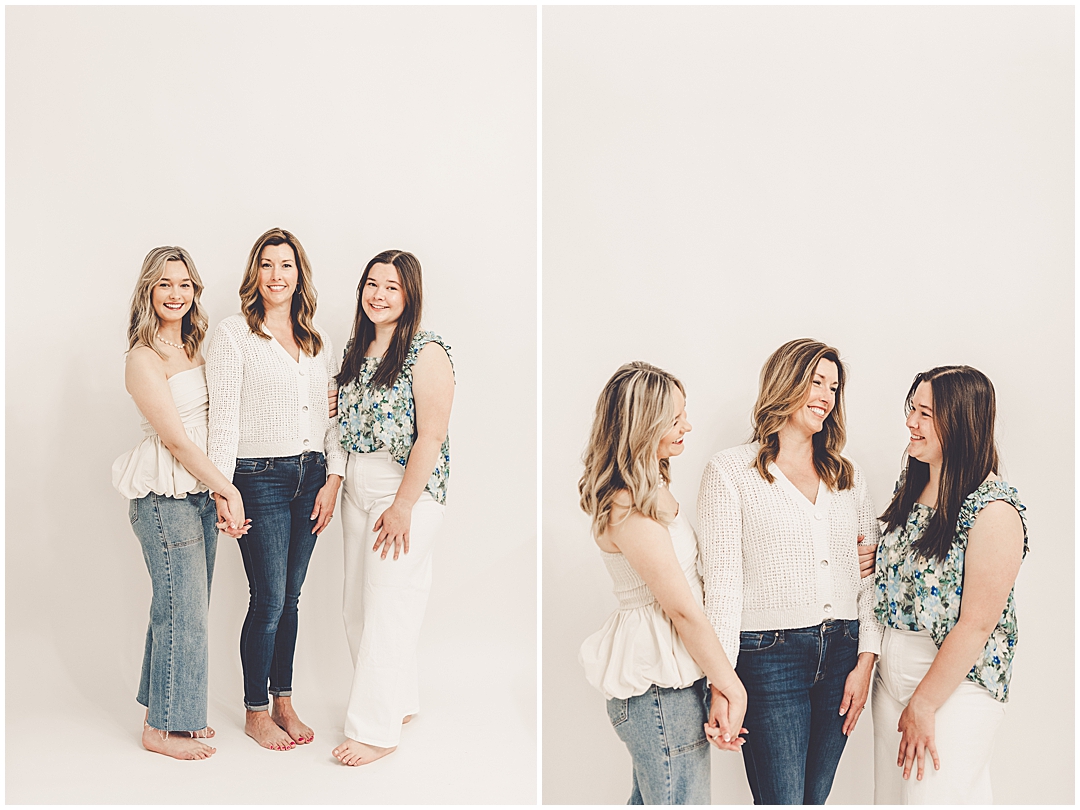 Mommy & me photoshoot inspiration from a Mother's Day photoshoot at JP STYLE CO. in Kentland, Indiana with Kara Evans Photographer.