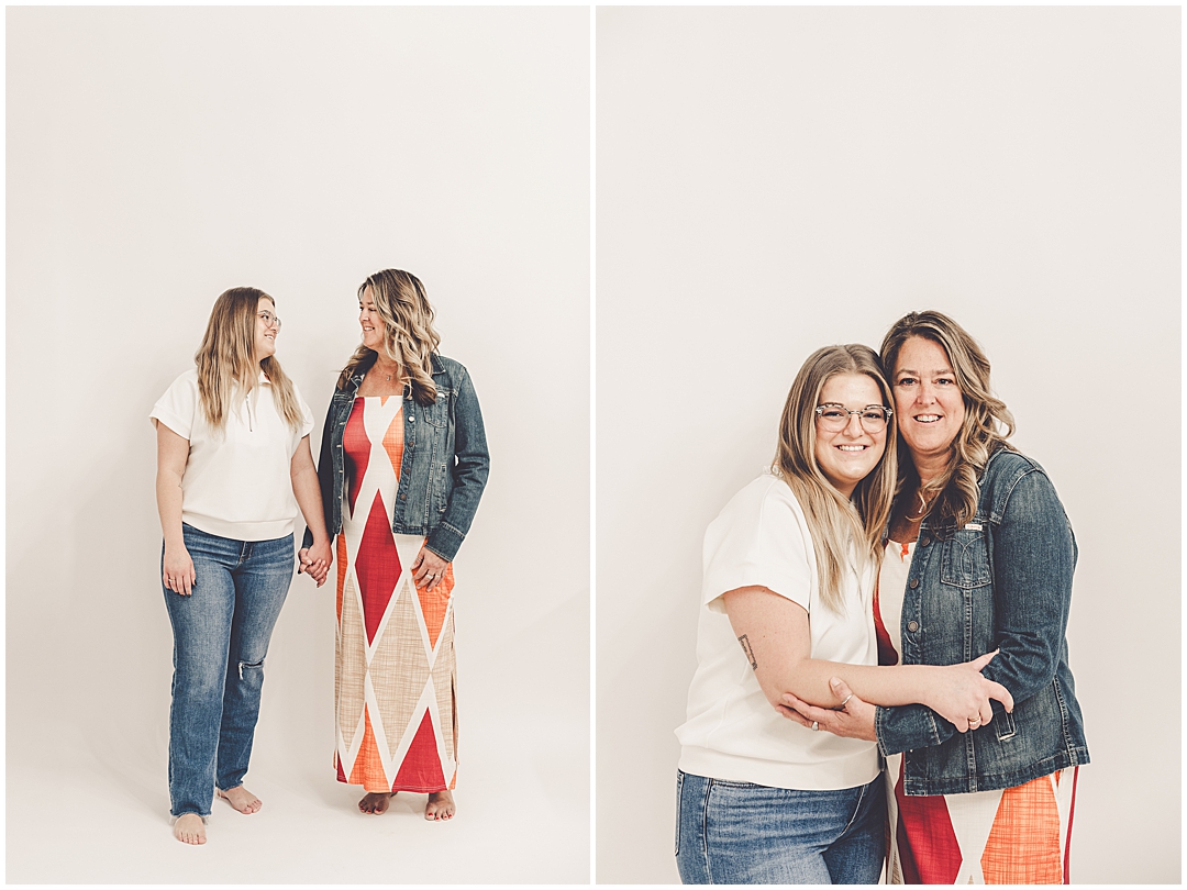 Mommy & me photoshoot inspiration from a Mother's Day photoshoot at JP STYLE CO. in Kentland, Indiana with Kara Evans Photographer.