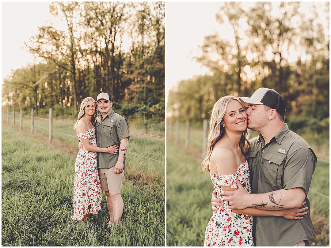 Sunset Iroquois County family photographer – Kara Evans Photographer is a family photographer serving Iroquois County and Kankakee County.