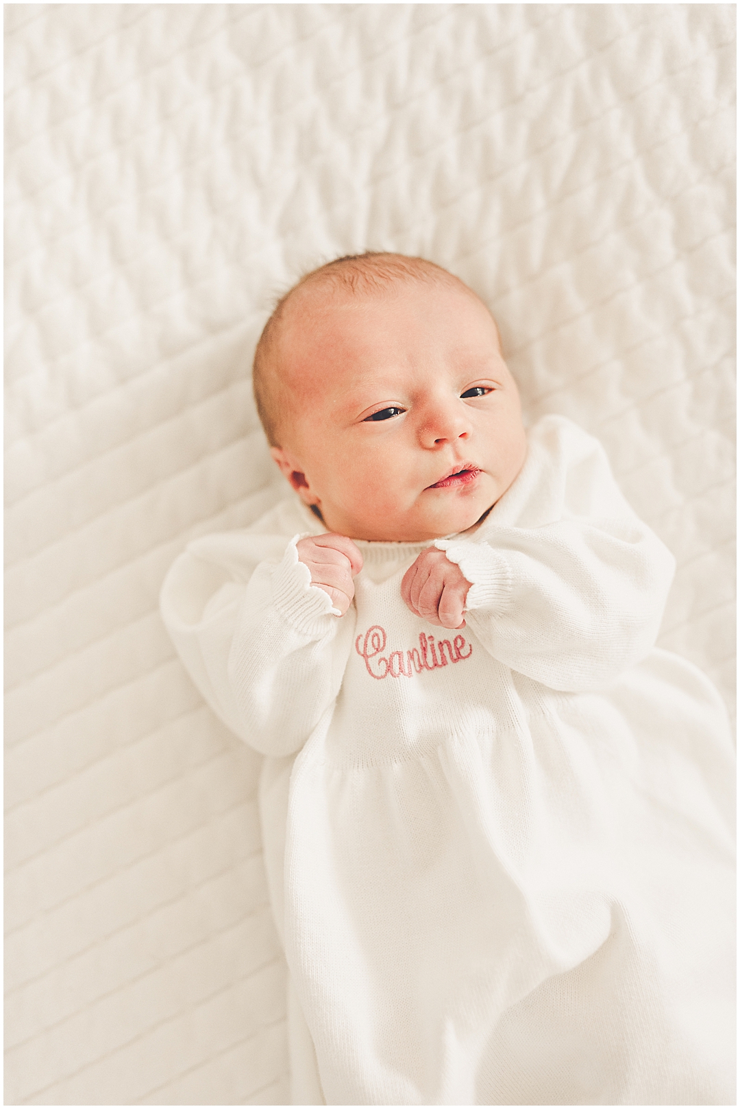 Natural light newborn studio session in Kankakee, Illinois – Kara Evans is a family and newborn photographer based in Kankakee.