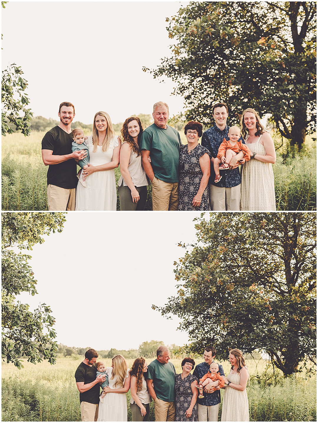 Family photos at Perry Farm - Kara Evans Photographer is a Kankakee County and Bourbonnais family photographer.