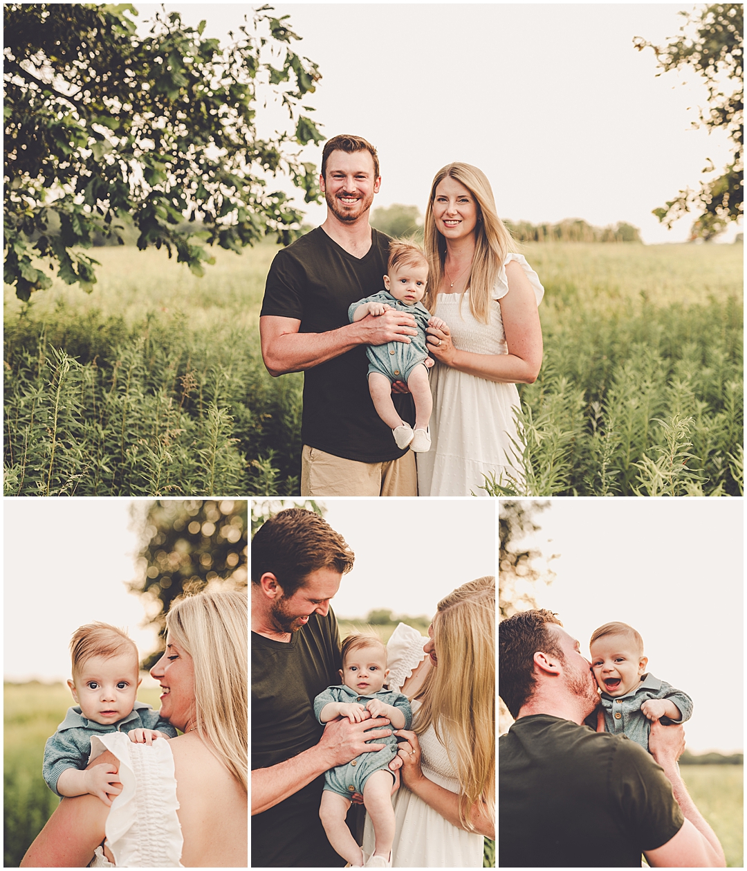 Family photos at Perry Farm - Kara Evans Photographer is a Kankakee County and Bourbonnais family photographer.