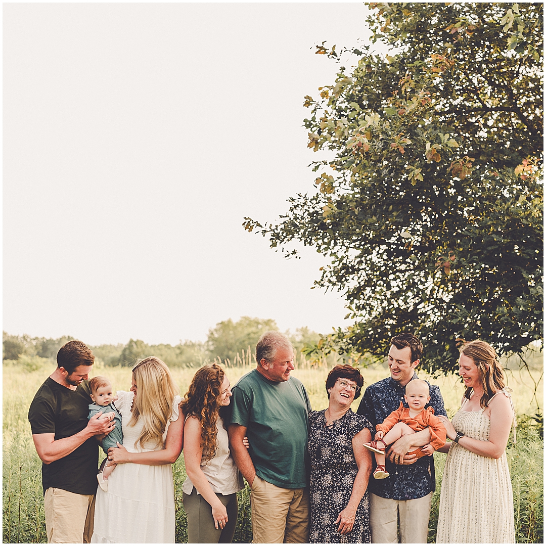 Family photos at Perry Farm - Kara Evans Photographer is a Kankakee County and Bourbonnais family photographer.