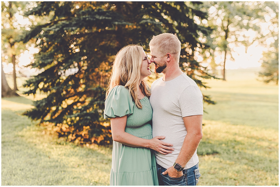 Summer sunset Iroquois County family photographer with Kankakee & Iroquois County family photographer Kara Evans Photographer.