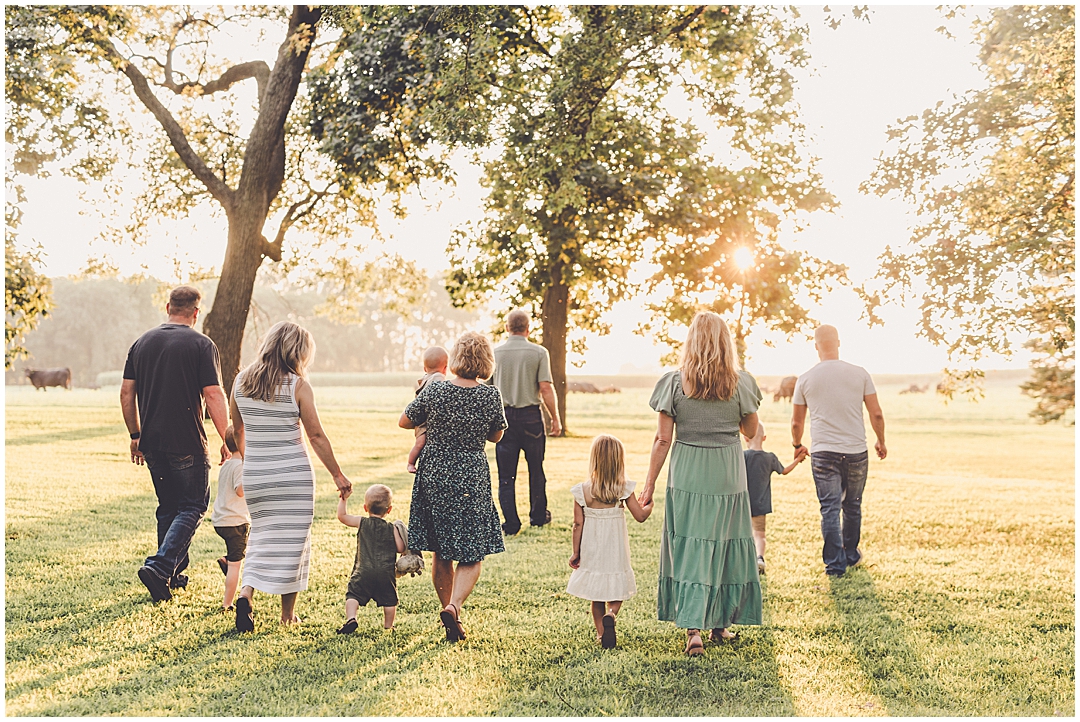 Summer sunset Iroquois County family photographer with Kankakee & Iroquois County family photographer Kara Evans Photographer.