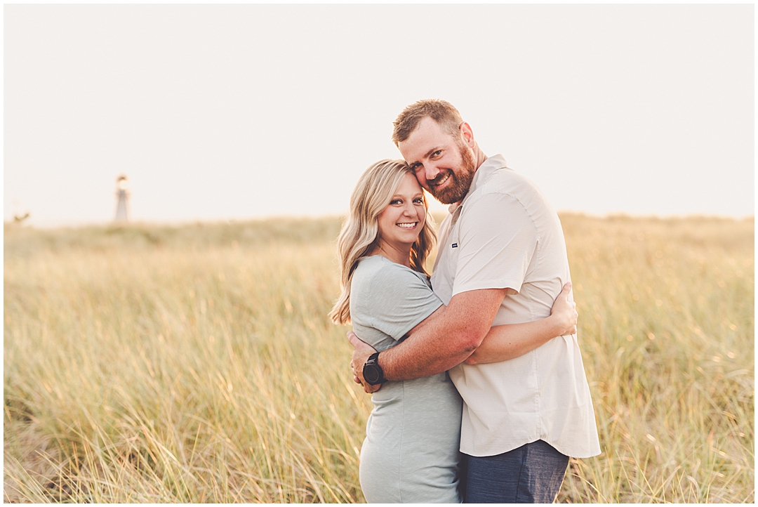 New Buffalo beach family photos at New Buffalo Beach with Central Illinois family photographer Kara Evans Photographer.