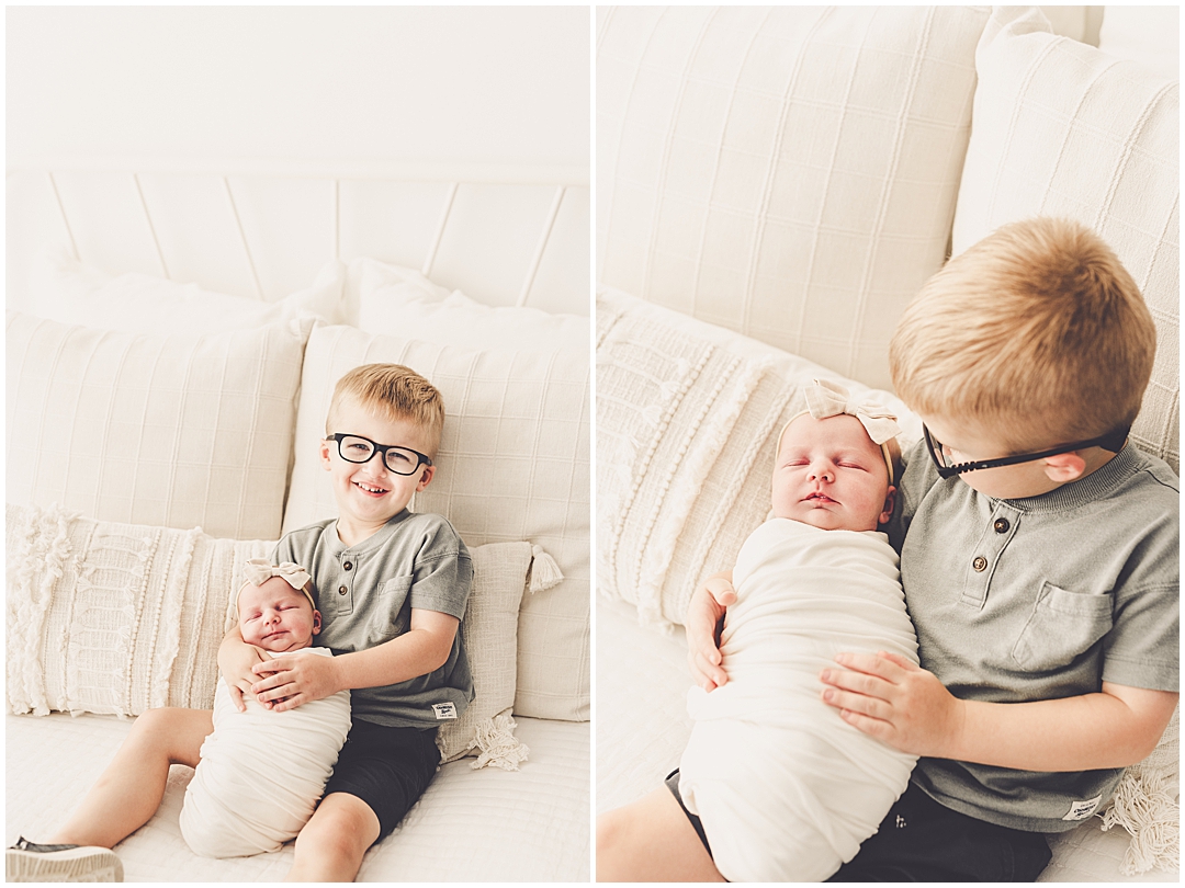 Studio newborn photographer in Kankakee at the natural light photography studio Studio 388 in Downtown Kankakee.