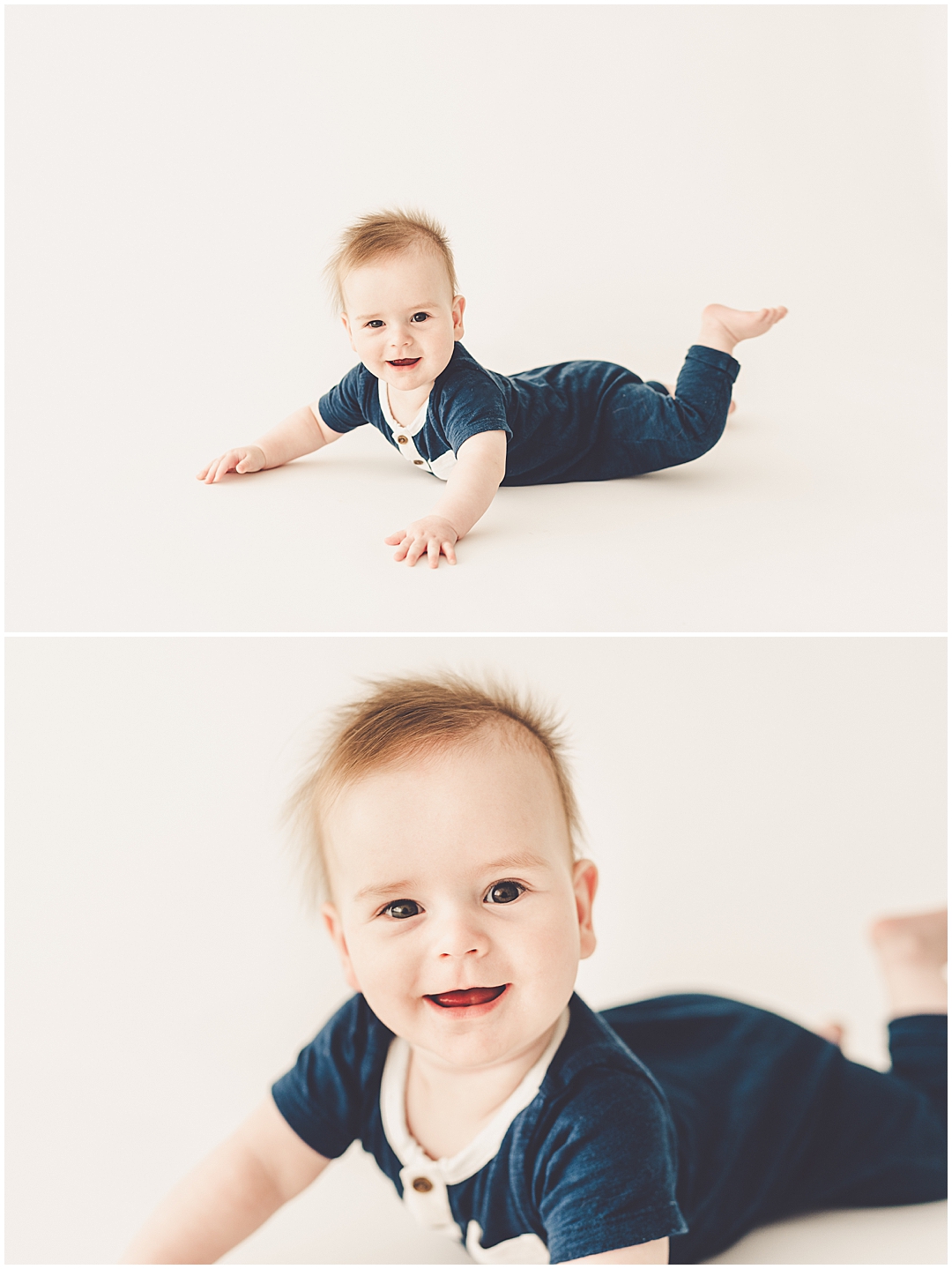 Kankakee studio milestone photographer with the Suba family – Kara Evans Photographer is a family photographer based in Kankakee, Illinois.