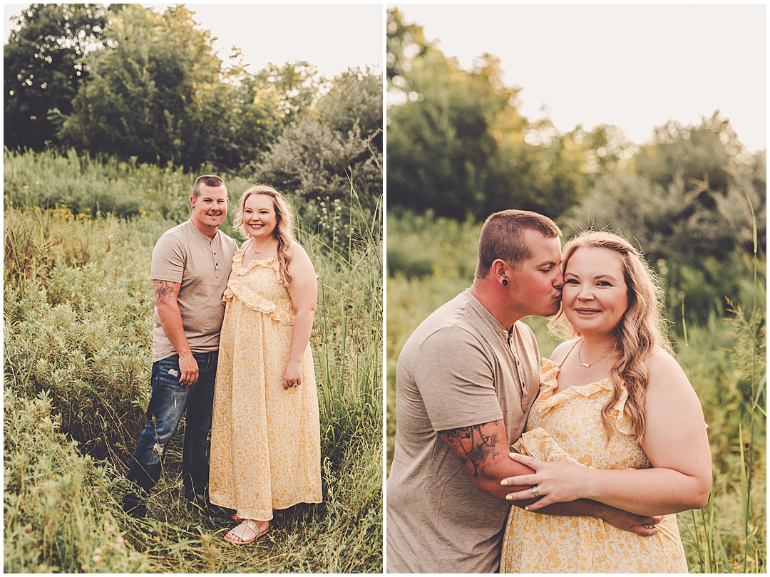 Summer family photos at Perry Farm with the Spry family – Kara Evans Photographer is a Kankakee and Iroquois County family photographer.