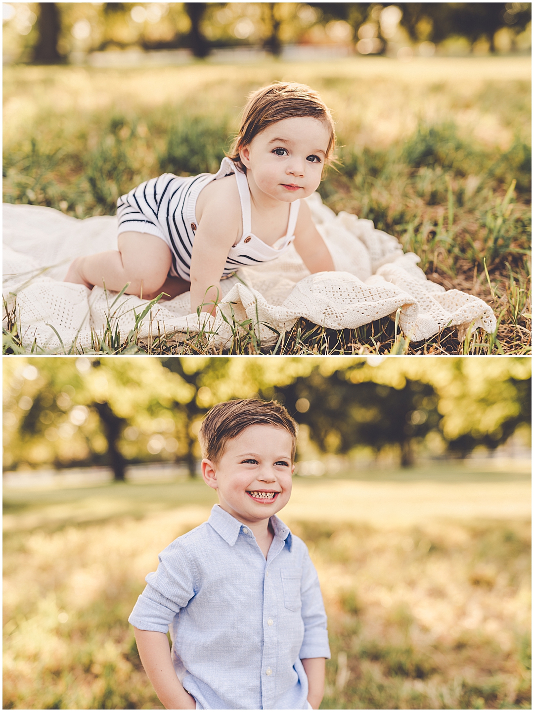 Late summer Perry Farm family photos with Iroquois and Kankakee County family photographer Kara Evans Photographer.