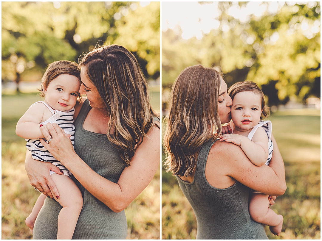 Late summer Perry Farm family photos with Iroquois and Kankakee County family photographer Kara Evans Photographer.
