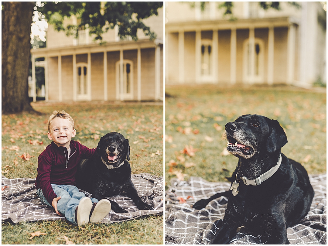 Family photos at Governor Small Memorial Park with Kara Evans Photographer – a Central Illinois family photographer in Kankakee County.