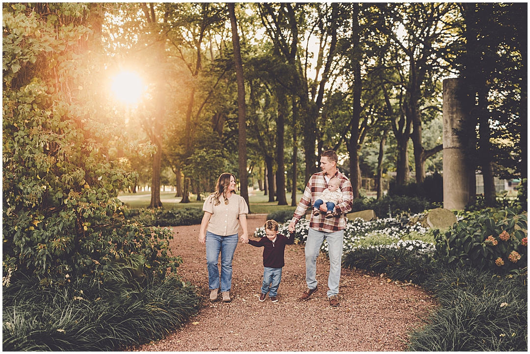 Family photos at Governor Small Memorial Park with Kara Evans Photographer – a Central Illinois family photographer in Kankakee County.