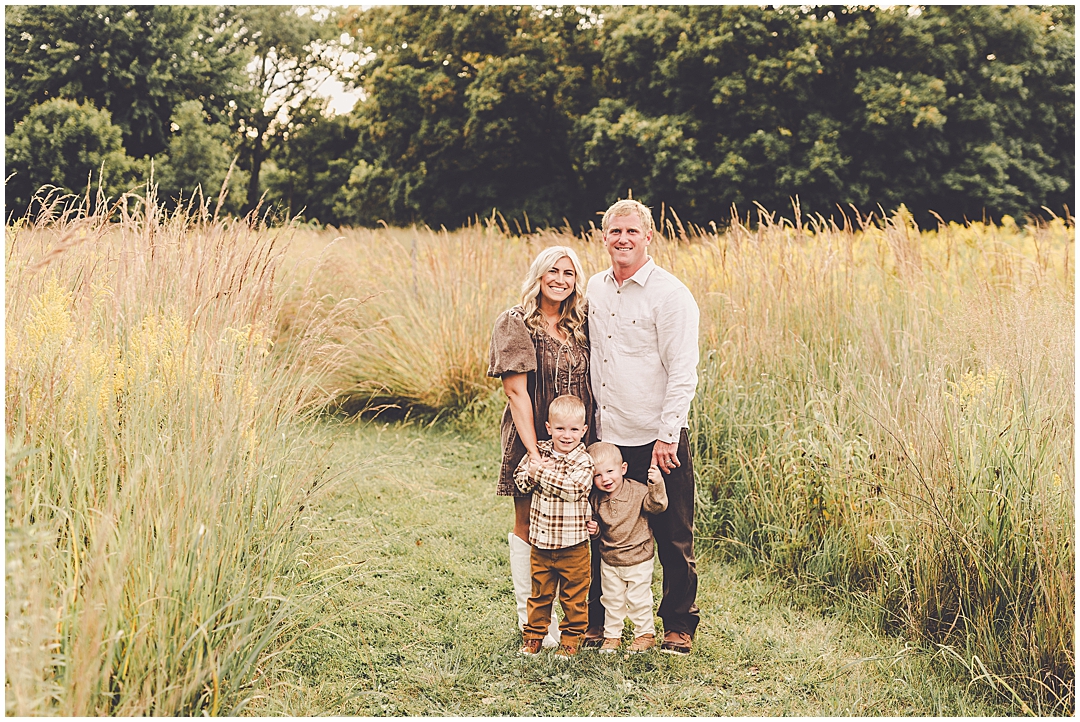 Kankakee River State Park family photos with Central Illinois family photographer Kara Evans Photographer.