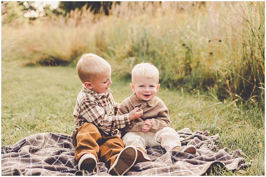 Kankakee River State Park family photos with Central Illinois family photographer Kara Evans Photographer.