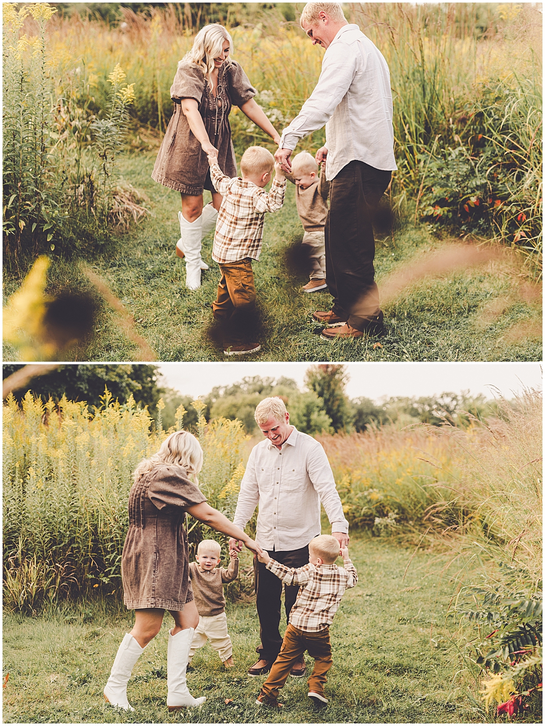 Kankakee River State Park family photos with Central Illinois family photographer Kara Evans Photographer.