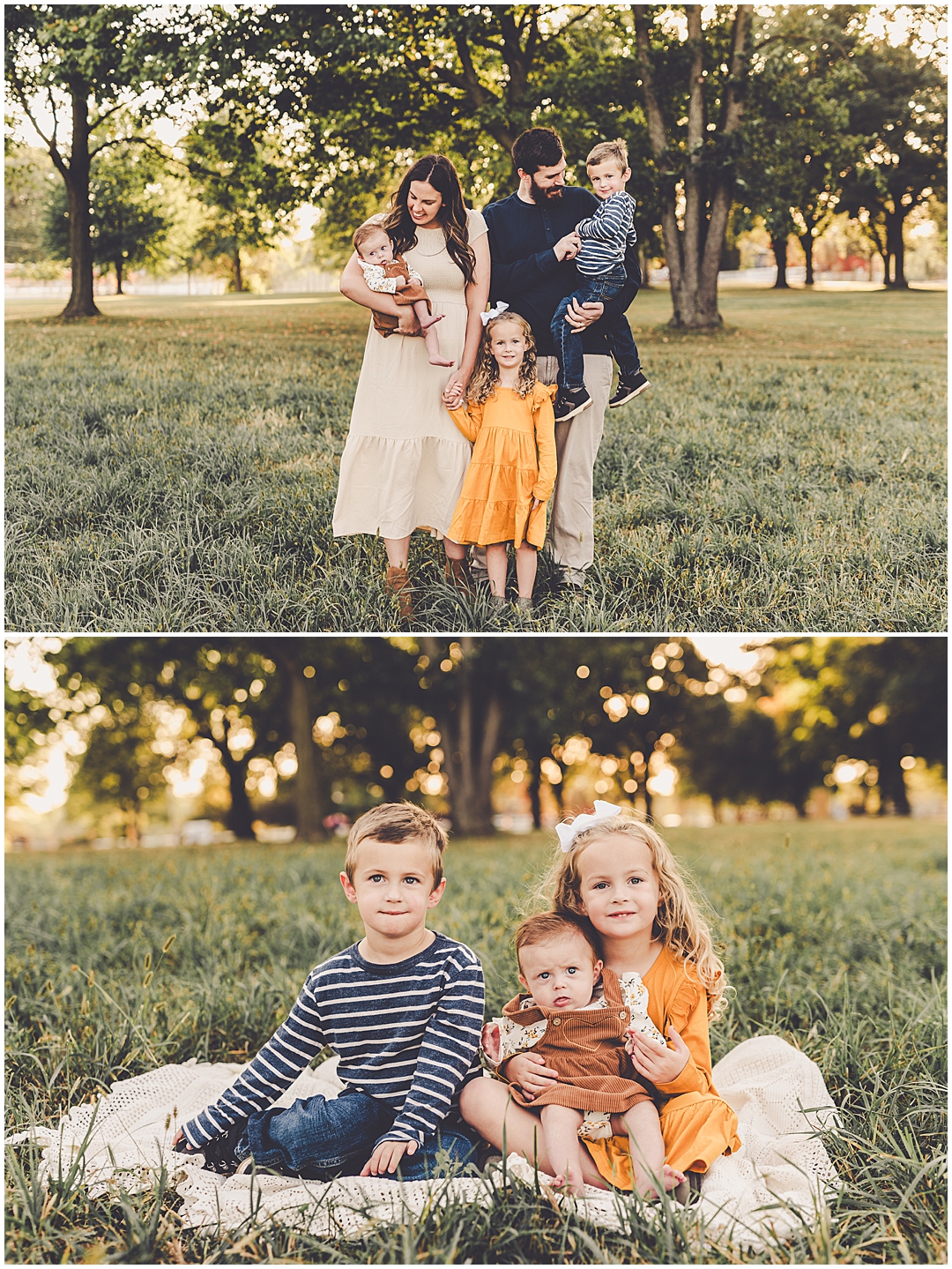 Fall family photos in Bourbonnais with Kara Evans Photographer – Kara Evans Photographer is a Bourbonnais & Kankakee family photographer.