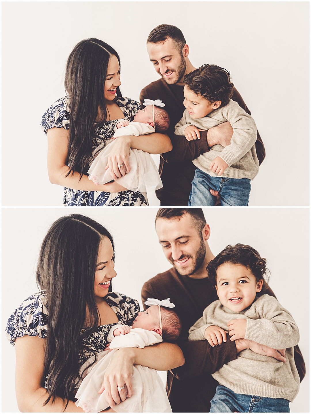 Studio newborn and family photography at Studio 388 with Kara Evans, a Kankakee newborn and family photographer.