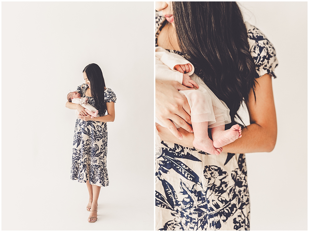 Studio newborn and family photography at Studio 388 with Kara Evans, a Kankakee newborn and family photographer.