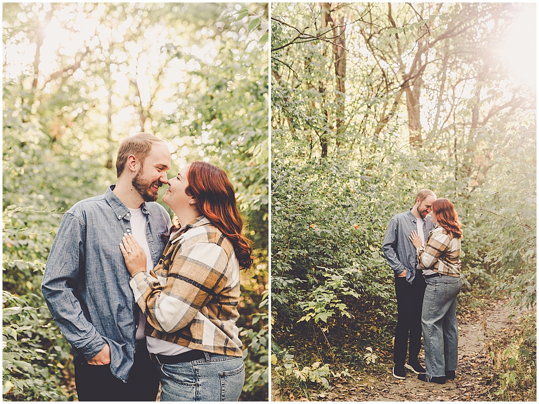 Perry Farm engagement photos with Central Illinois wedding & engagement photographer Kara Evans Photographer.