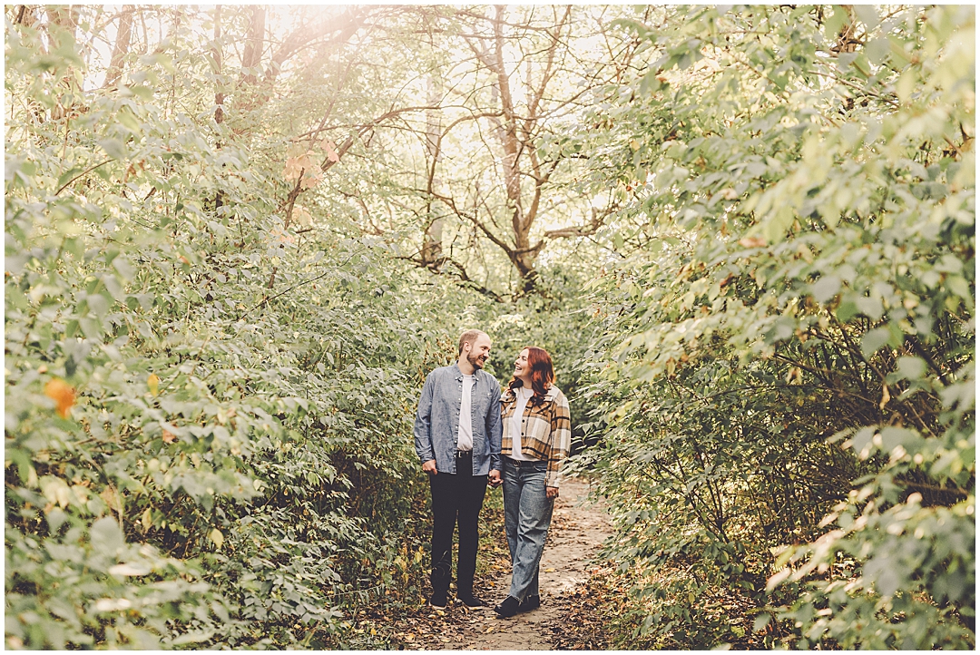 Perry Farm engagement photos with Central Illinois wedding & engagement photographer Kara Evans Photographer.
