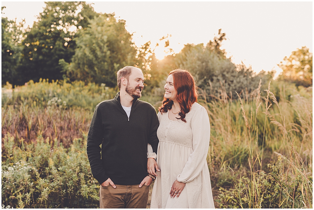 Perry Farm engagement photos with Central Illinois wedding & engagement photographer Kara Evans Photographer.