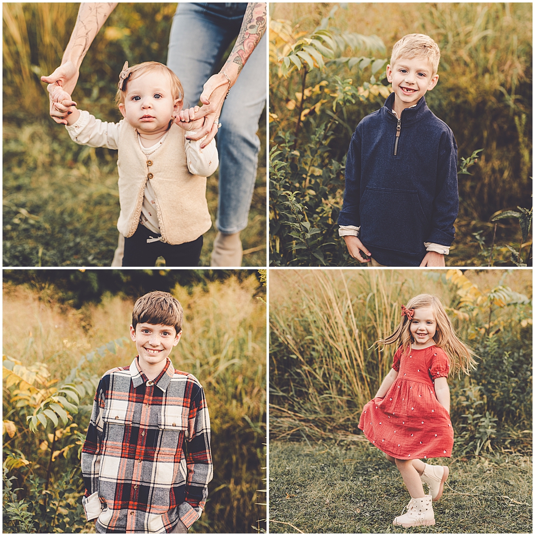 Kankakee River State Park family photos with Kankakee & Central Illinois family photographer Kara Evans Photographer.