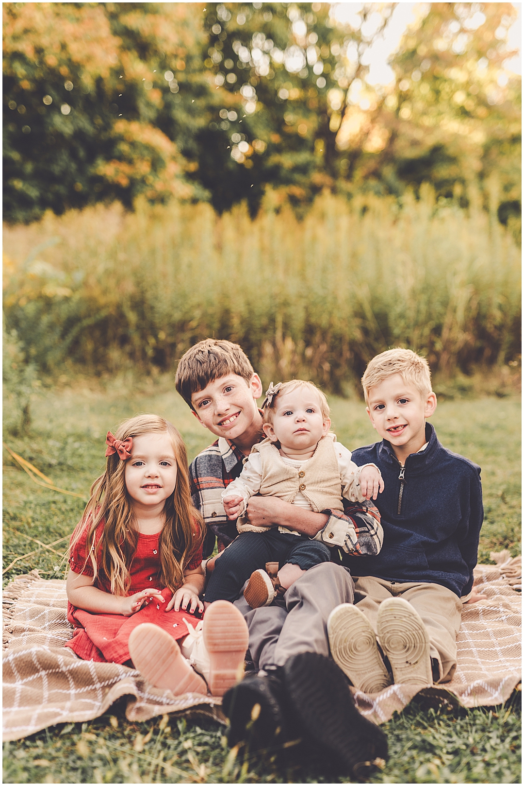 Kankakee River State Park family photos with Kankakee & Central Illinois family photographer Kara Evans Photographer.