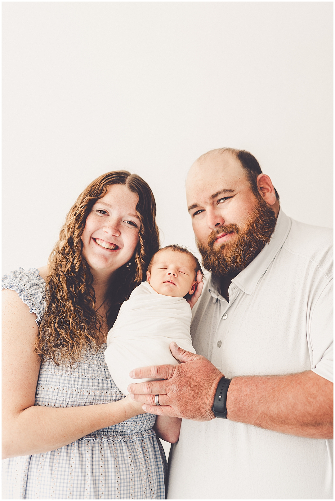 Studio newborn photos in Kankakee with Kankakee & Central Illinois newborn photographer Kara Evans Photographer.