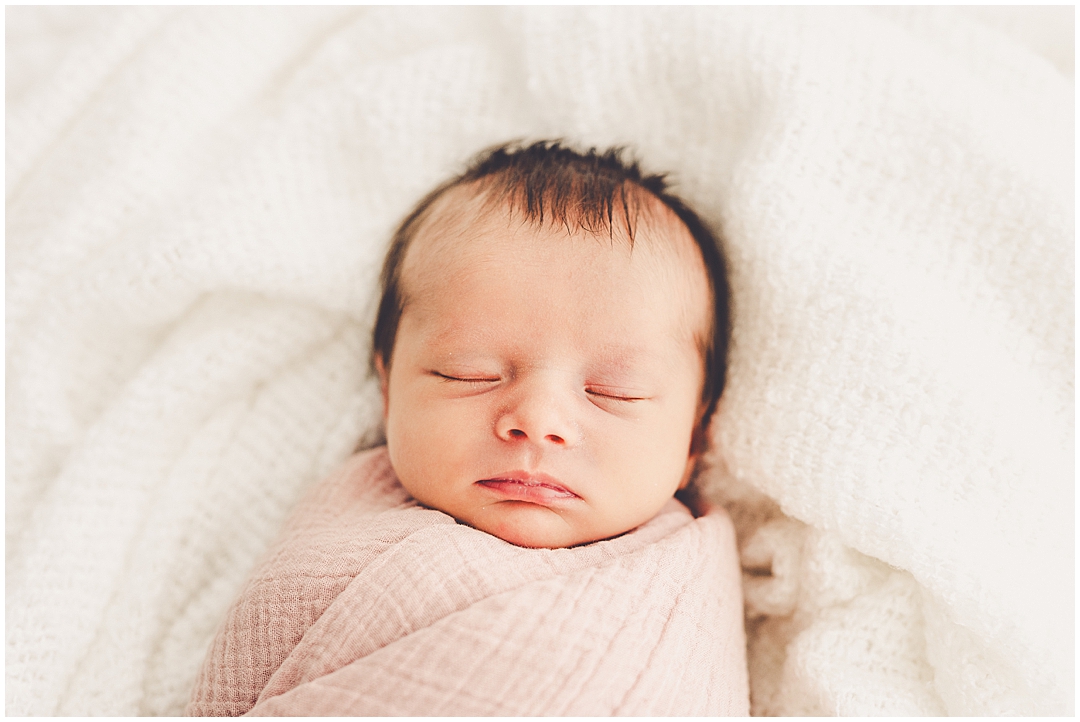 Studio newborn photos in Kankakee with Kankakee & Central Illinois newborn photographer Kara Evans Photographer.