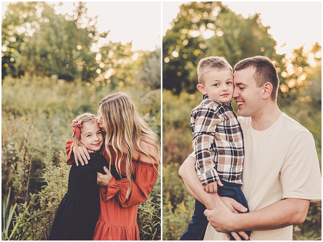 Perry Farm fall family photos inspiration with Iroquois and Kankakee County family photographer Kara Evans Photographer.