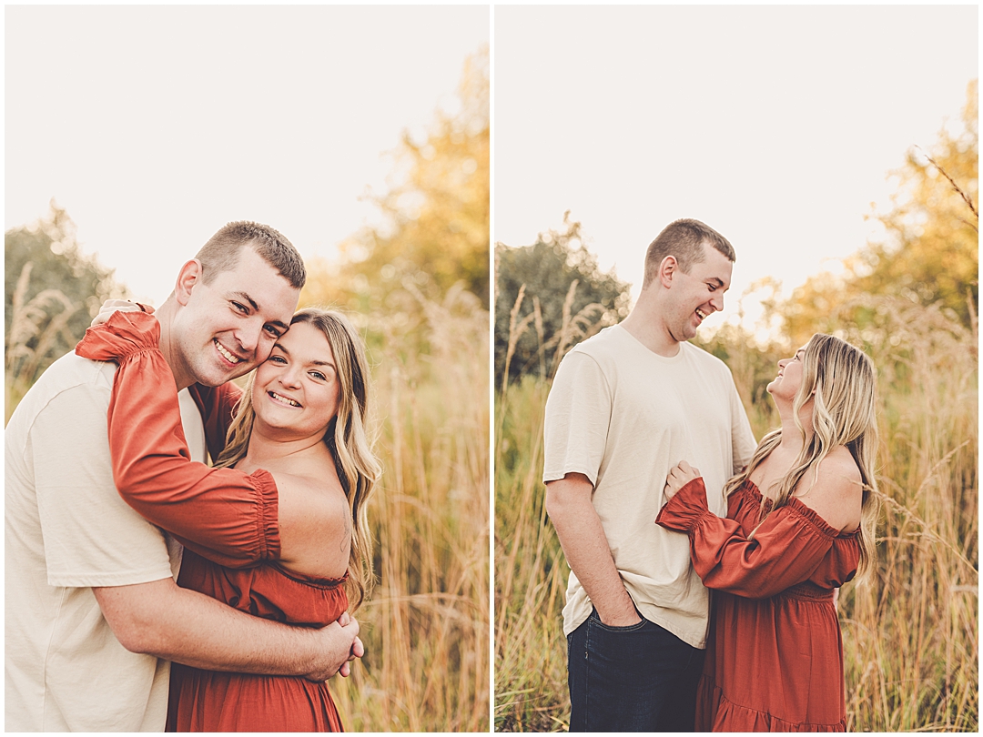 Perry Farm fall family photos inspiration with Iroquois and Kankakee County family photographer Kara Evans Photographer.