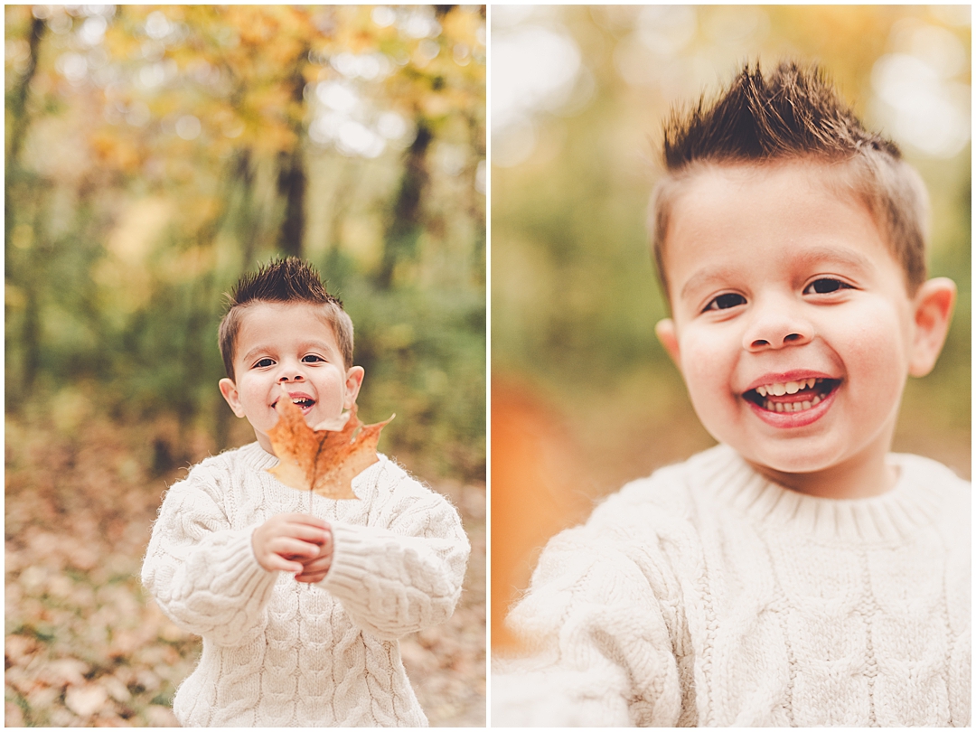 Fall maternity photos in Bourbonnais with Iroquois and Kankakee County family photographer Kara Evans Photographer